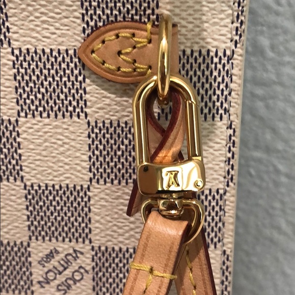 Louis Vuitton DamierAzur Neverfull Wristlet Clutch - Picture 7 of 9
